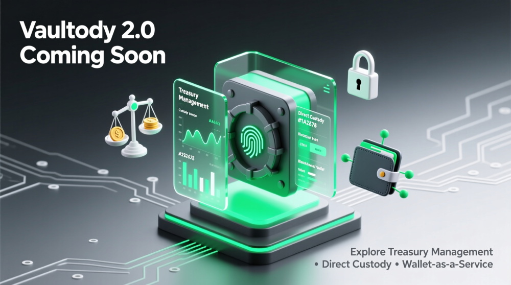 Vaultody 2.0 Coming Soon: Explore Treasury Management, Direct Custody & Wallet-as-a-Service