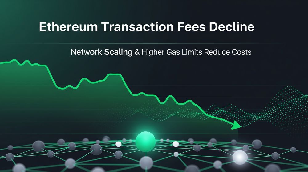 Ethereum Transaction Fees Drop as Network Scales with Higher Gas Limits