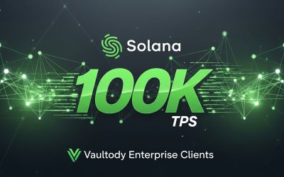 Solana Achieves 100K TPS: Speed and Scalability For Vaultody Enterprise Clients
