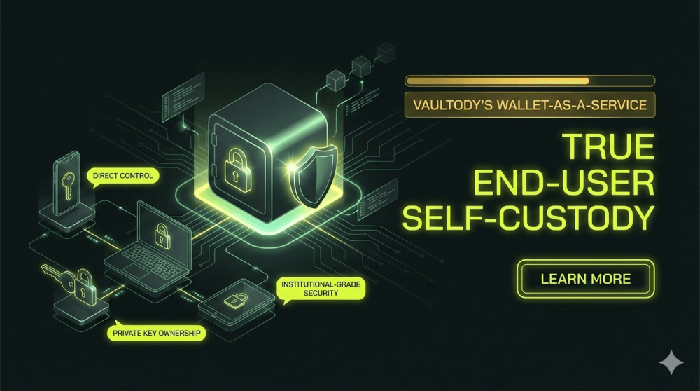 Why Vaultody’s Wallet-as-a-Service Enables True End-User Self-Custody