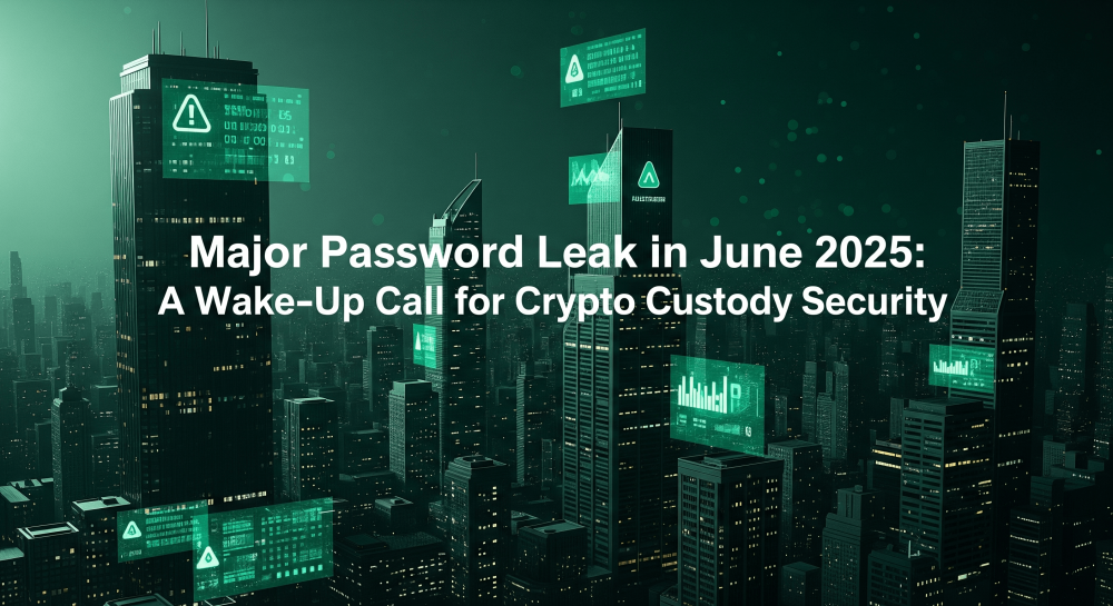 Major Password Leak in June 2025: A Wake-Up Call for Crypto Custody Security